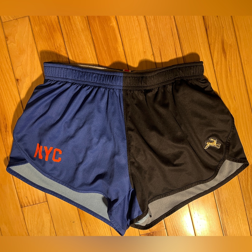 Tracksmith NYC New York Marathon Shorts Women’s Small Blue/black